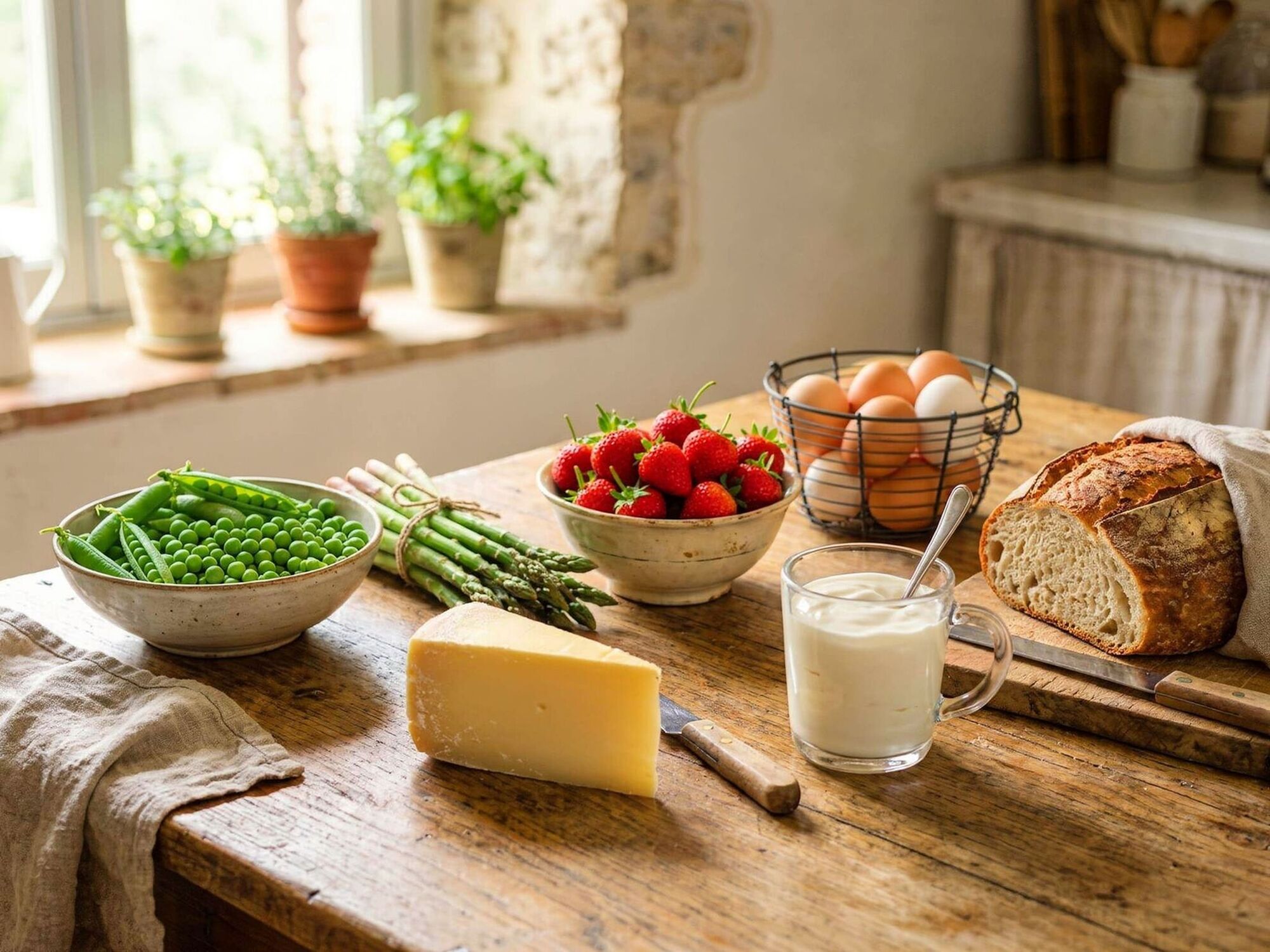Menù vegetariano di primavera tra tradizione e leggerezza