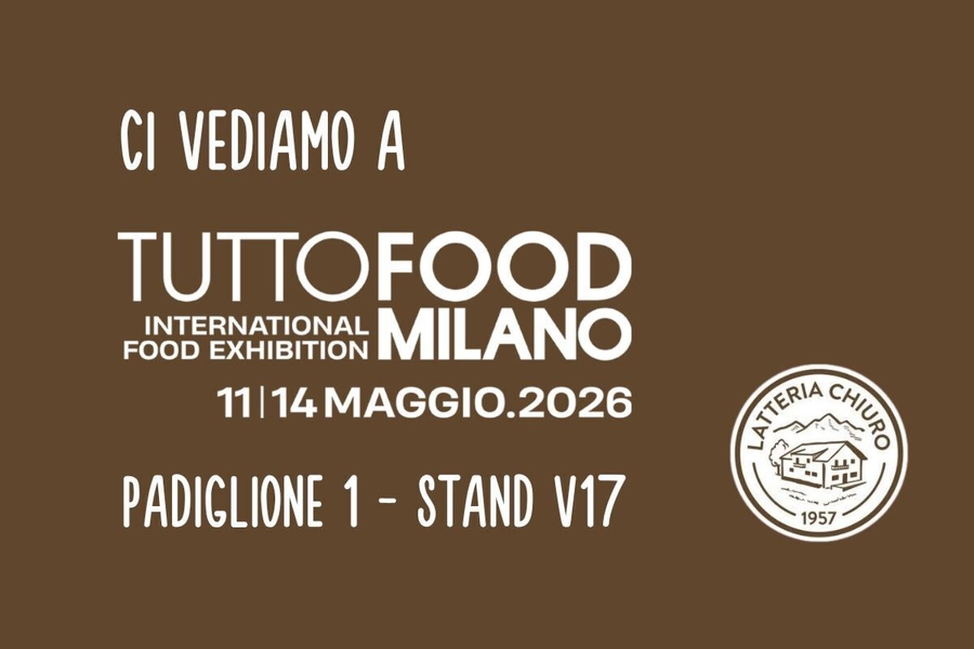 Latteria di Chiuro torna a TUTTOFOOD!