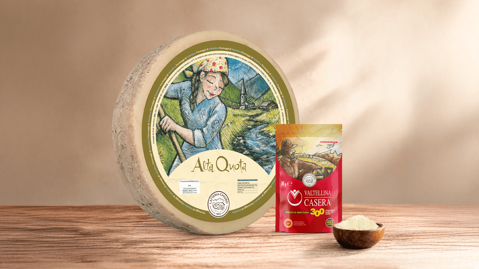 Latteria di Chiuro brings the first grated cheese from Valtellina and a cheese aged in a cave at 1,800 metres to B2Cheese